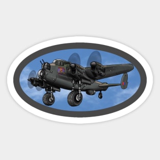 Avro Lancaster Aircraft RAF Sticker